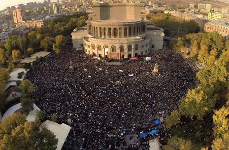 Anti-Government protest in Armenia - PHOTO